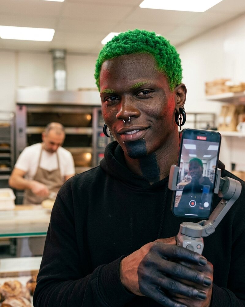 Steeve Aukingso, fondateur de Kreative Monster