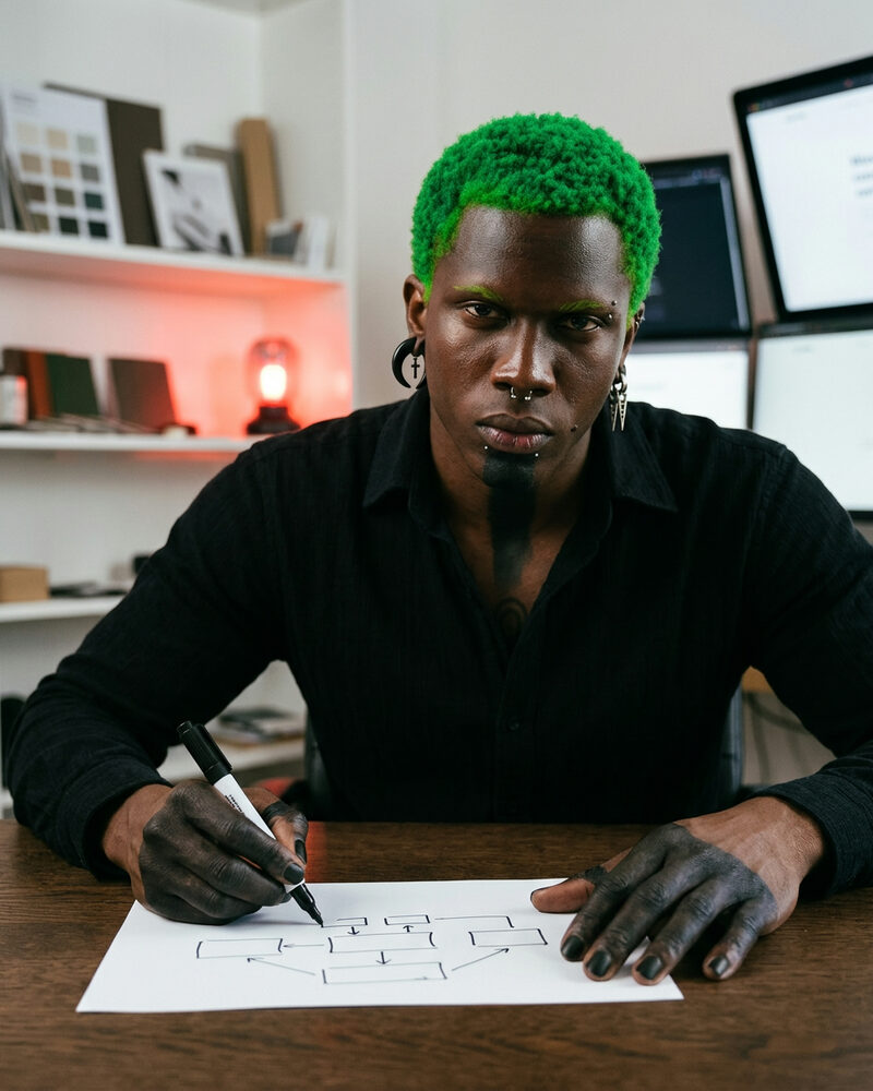 Steeve Aukingso, fondateur de Kreative Monster