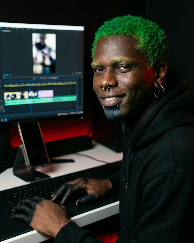Steeve Aukingso, fondateur de Kreative Monster