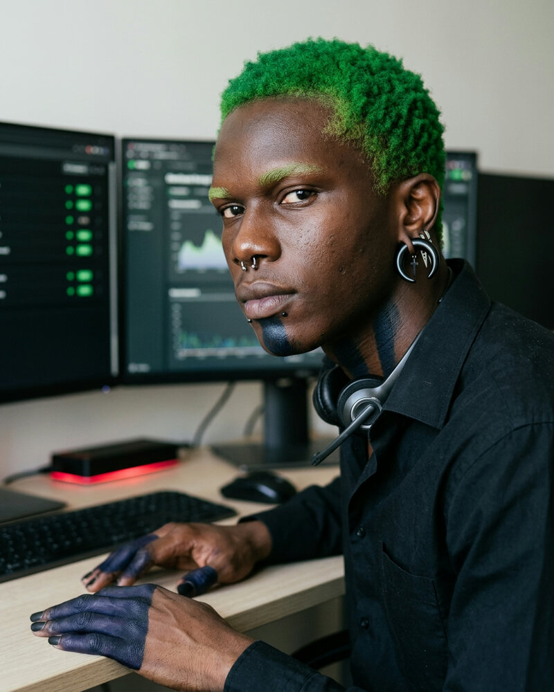 Steeve Aukingso, fondateur de Kreative Monster