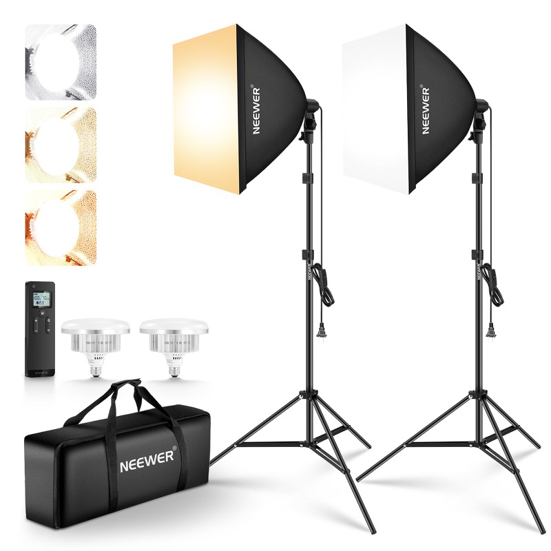 Neewer 2-Pack Softbox 60x60